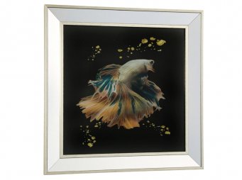 AK.TBL0258 AYNA EREVEL CAM BASKI TABLO 40X40 CM